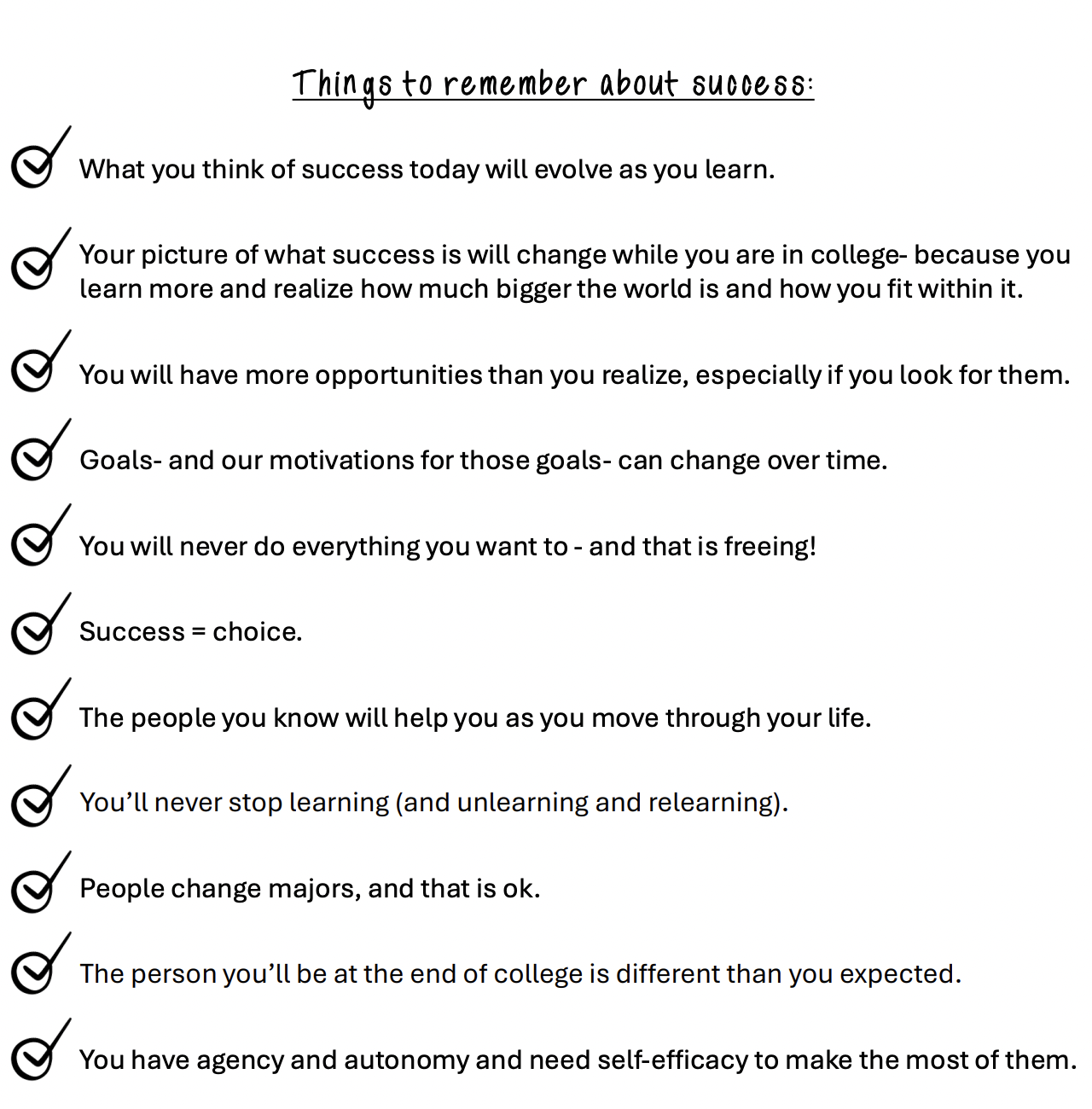 Success May Surprise You
